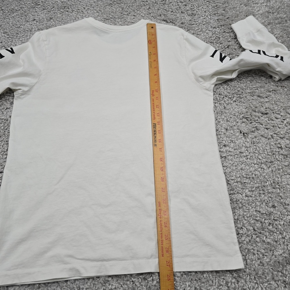 Nike Jordan Mens Jumpman Long Sleeve Shirt White Large‎ Basketball Streetwear - Picture 8 of 10